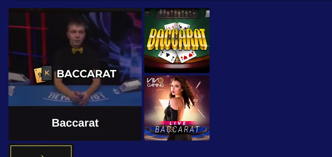 Live-Baccarat bei Vegas Days Casino Live-Baccarat bei Vegas Days Casino von Vivo Gaming